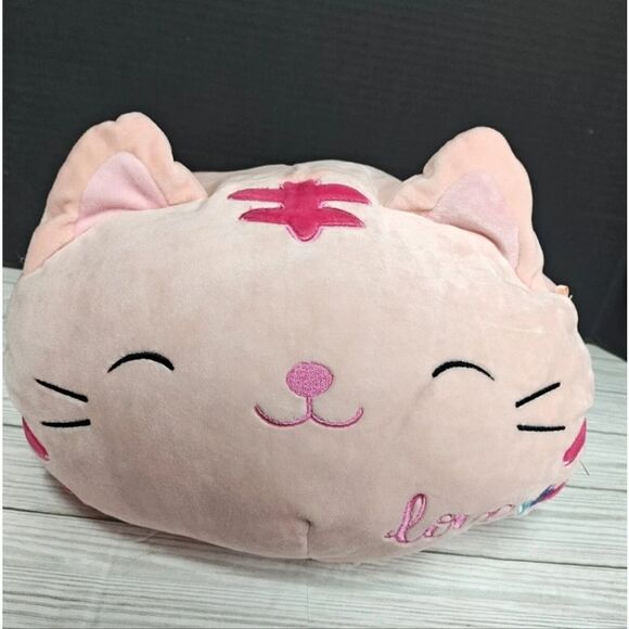Squishmallows Stackable Paulita The Pink Cat Kitty Plush Toy 13 inch - Picture 3 of 10